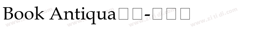 Book Antiqua字体字体转换